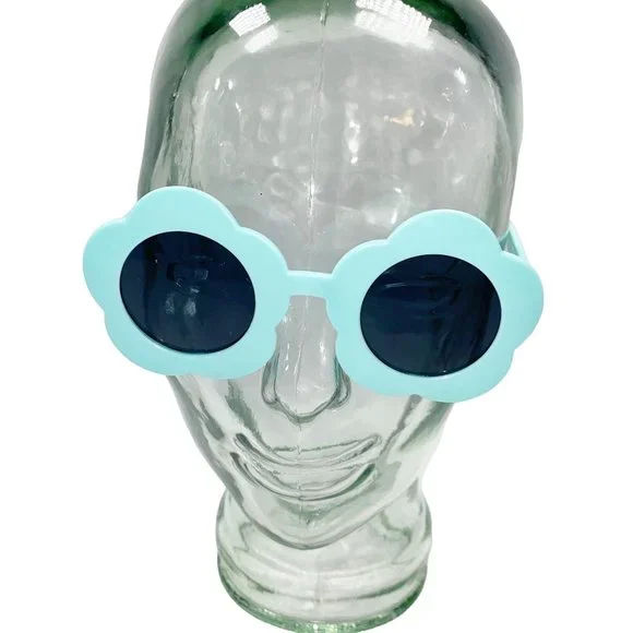 Blue Flower Power Sunglasses - Picture 1 of 11